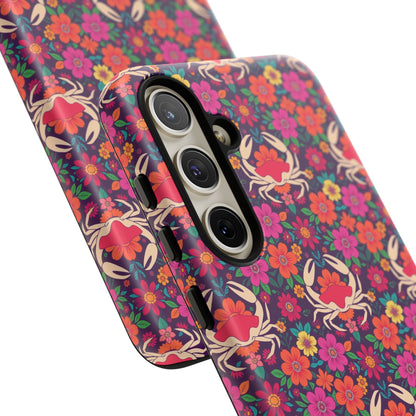 Tough Cases, Cancer, Zodiac v1, Flower Pattern