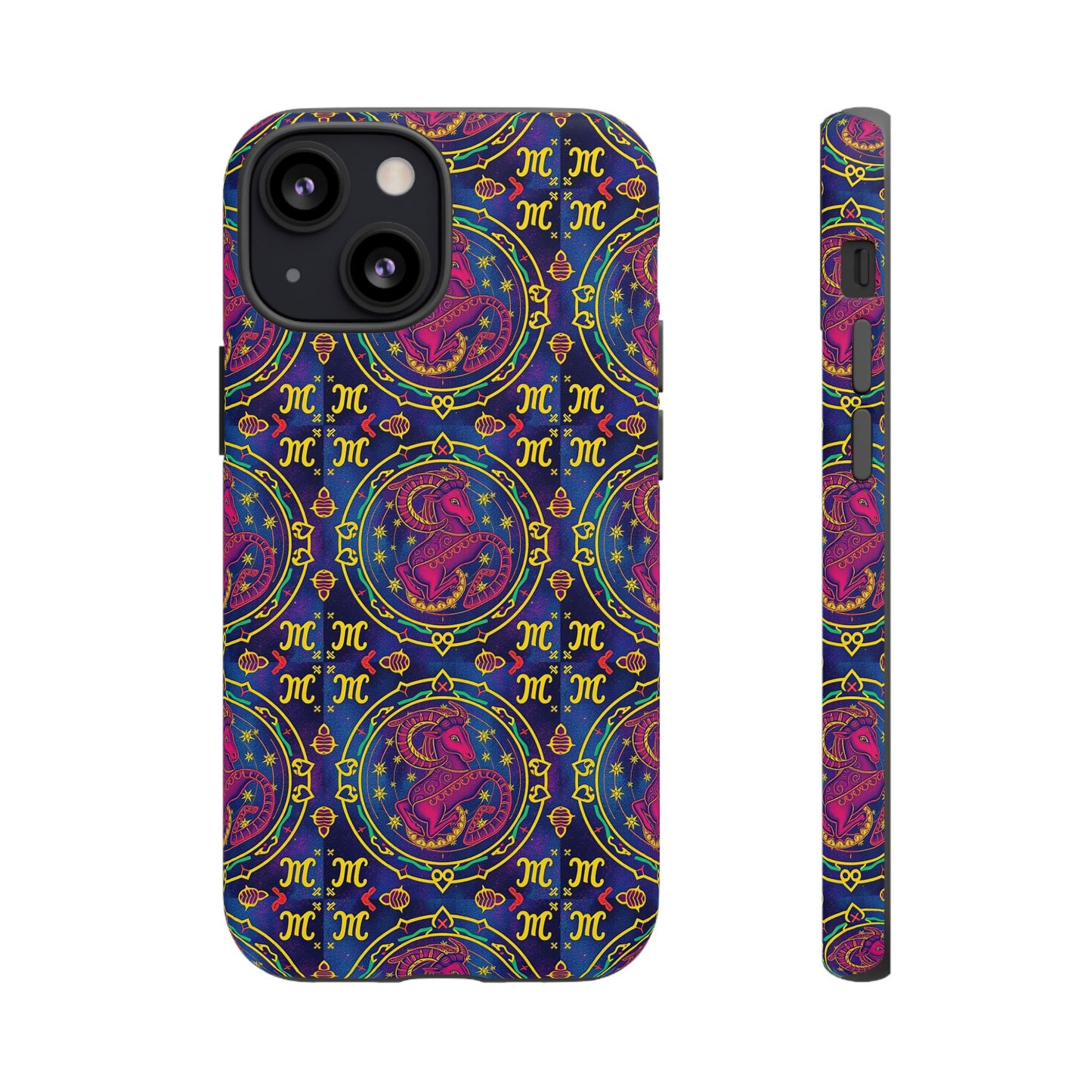 Tough Cases, Capricorn, Zodiac, Metal Pattern