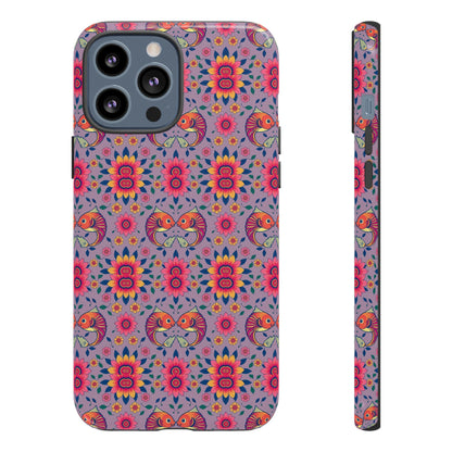 Tough Cases, Pisces, Zodiac v3, Flower Pattern