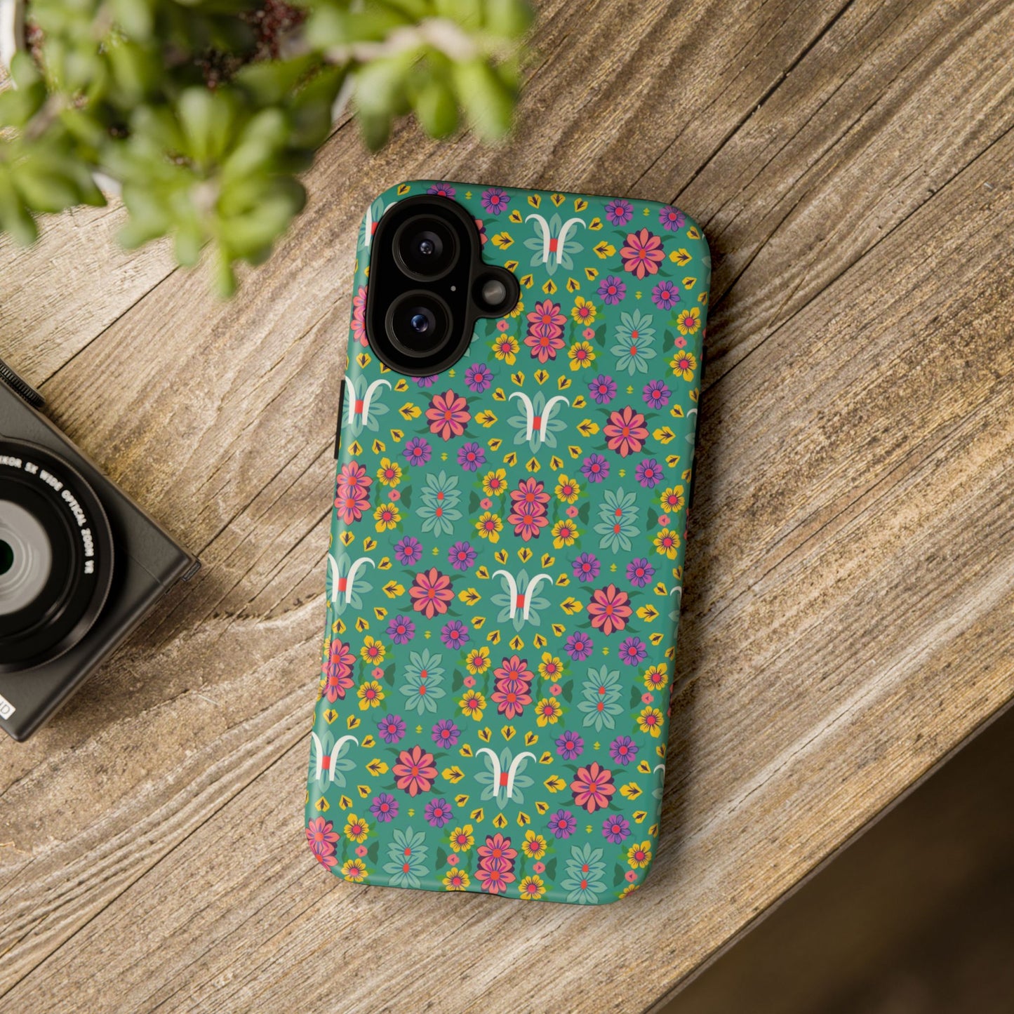 Tough Cases, Aquarius, Zodiac v4, Flower Pattern