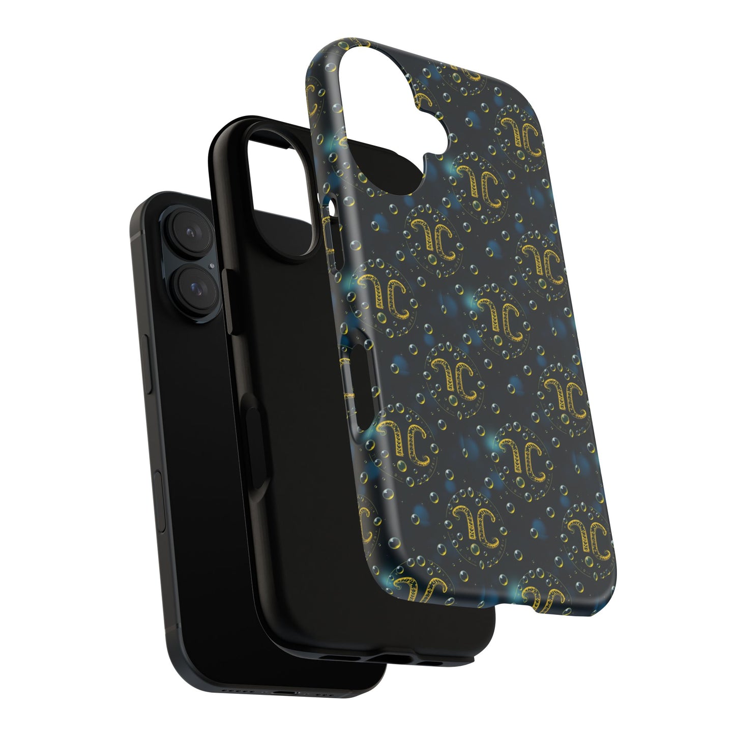 Tough Cases, Aquarius, Zodiac v2, Bubble Pattern