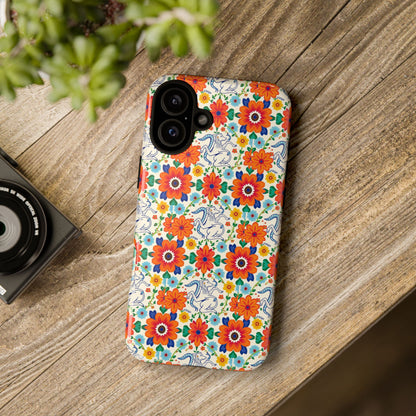Tough Cases, Virgo, Zodiac v4, Flower Pattern