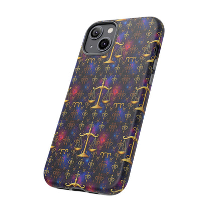 Tough Cases, Libra, Zodiac v2, Metal Pattern