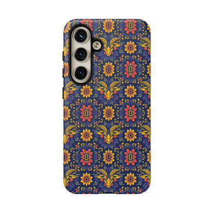 Tough Cases, Taurus, Zodiac v3, Flower Pattern