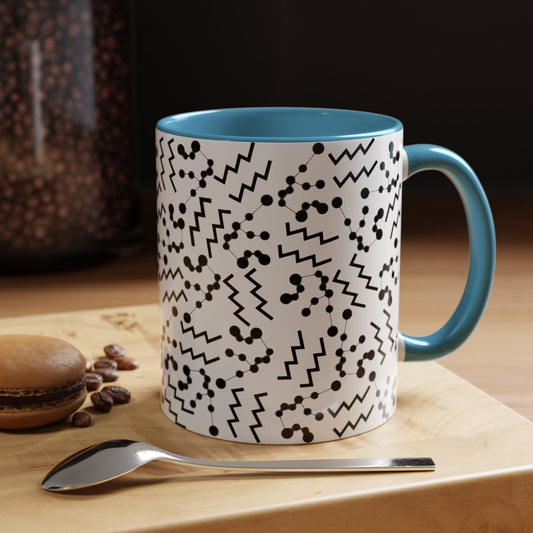 Accent Coffee Mug with the Aquarius sign (11, 15oz)