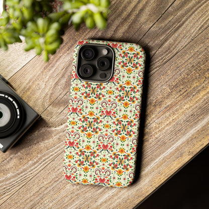 Tough Cases, Aries, Zodiac, Flower Pattern