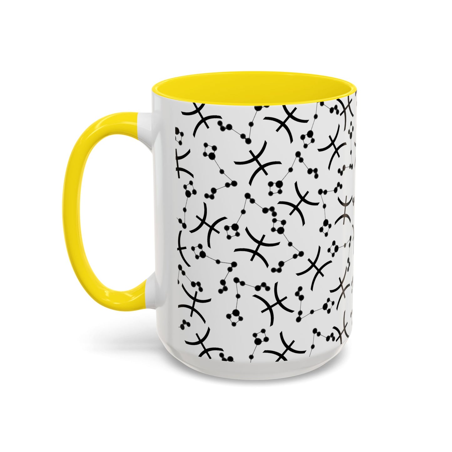 Accent Coffee Mug with the Pisces sign (11, 15oz)