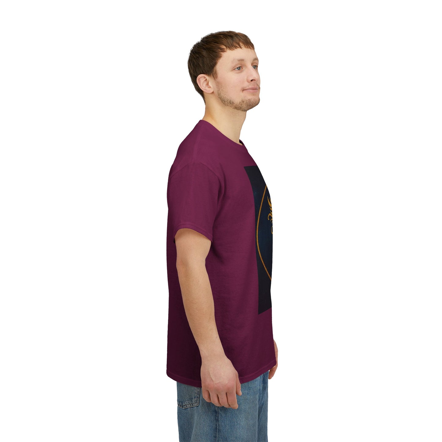 Unisex Heavy Cotton T-Shirt, Capricorn Animal v3, Symbol, Zodiac Design