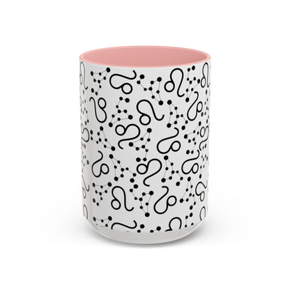 Accent Coffee Mug with the Leo sign (11, 15oz)