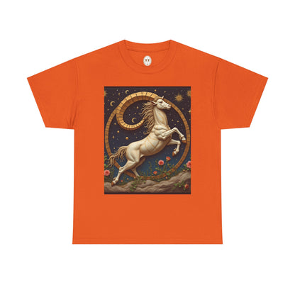 Unisex Heavy Cotton T-Shirt, Aries Animal. Zodiac Design