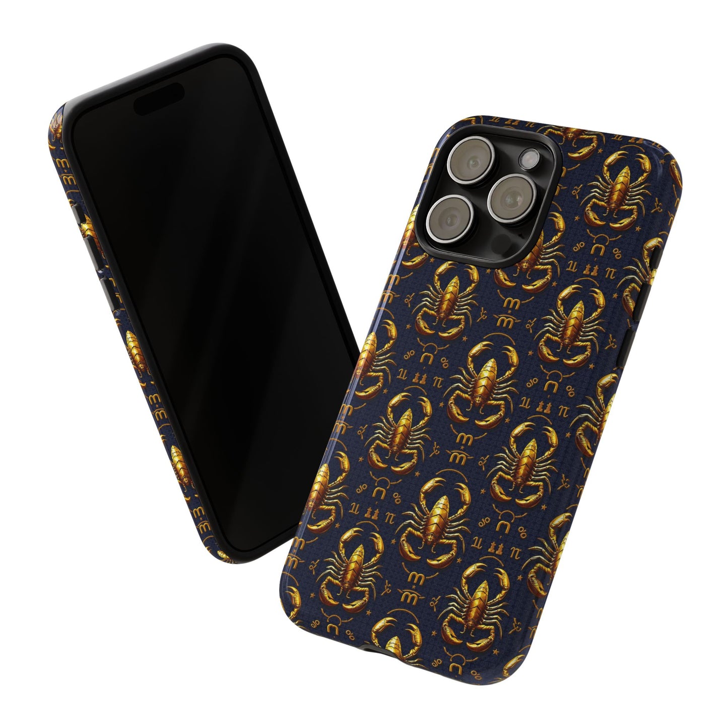 Tough Cases, Scorpio, Zodiac, Metal Pattern