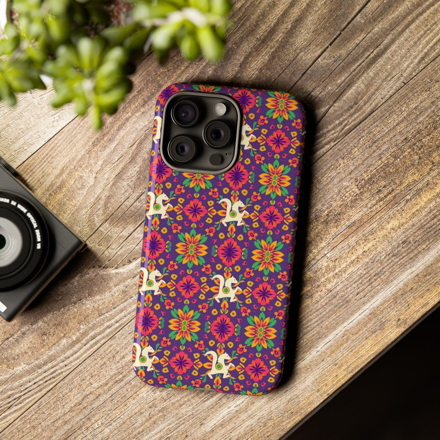Tough Cases, Aquarius, Zodiac v1, Flower Pattern