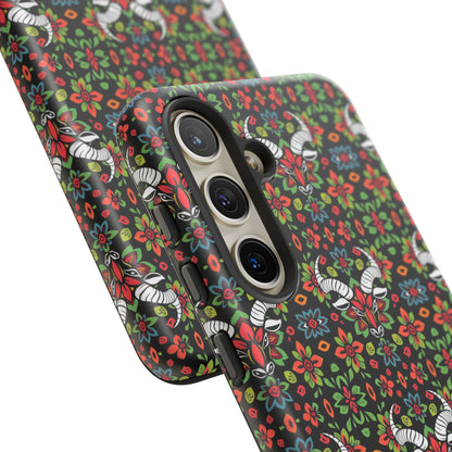 Tough Cases, Taurus, Zodiac v2, Flower Pattern
