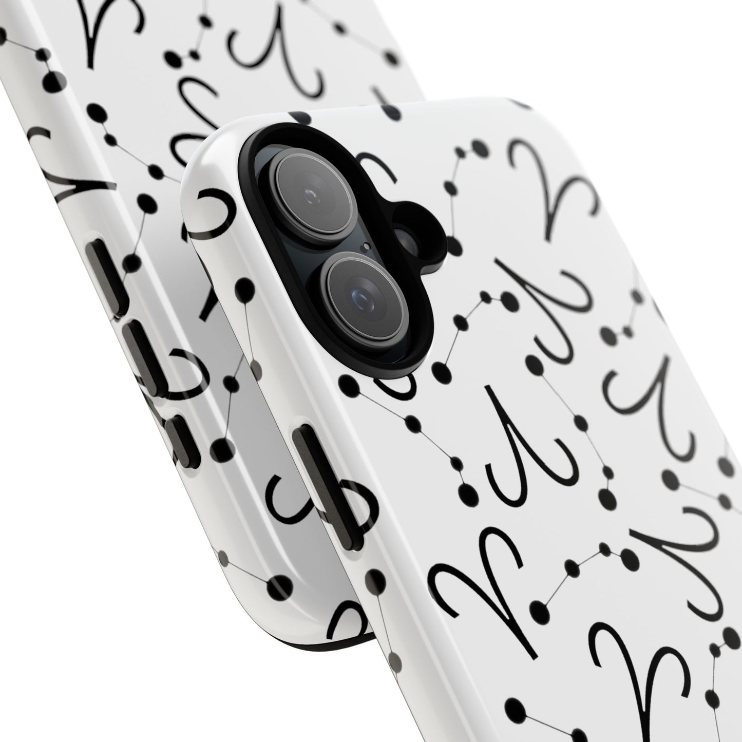 Tough Cases with the Aries Zodiac sign for iPhone, Samsung Galaxy, and Google Pixel devices