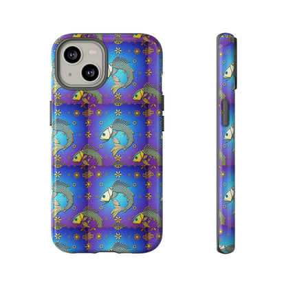 Tough Cases, Pisces, Zodiac v2, Metal Pattern