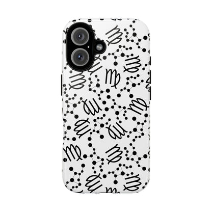 Tough Cases with the Virgo Zodiac sign for iPhone, Samsung Galaxy, and Google Pixel devices