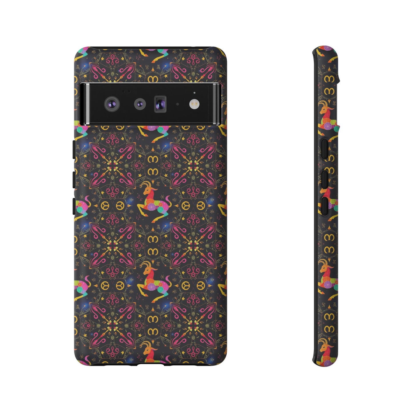 Tough Cases, Capricorn, Zodiac v2, Metal Pattern