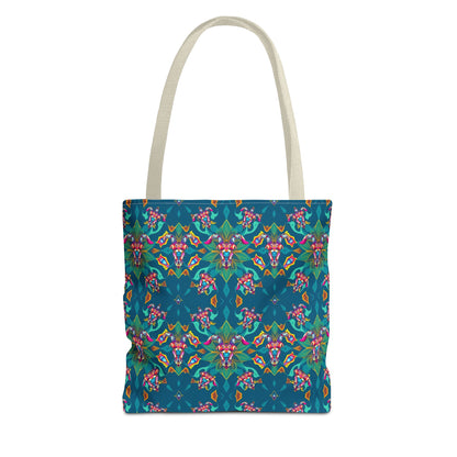 Tote Bag (AOP), Taurus, Zodiac v1, Jewel Pattern