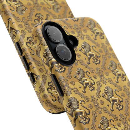 Tough Cases, Leo, Zodiac, Metal Pattern