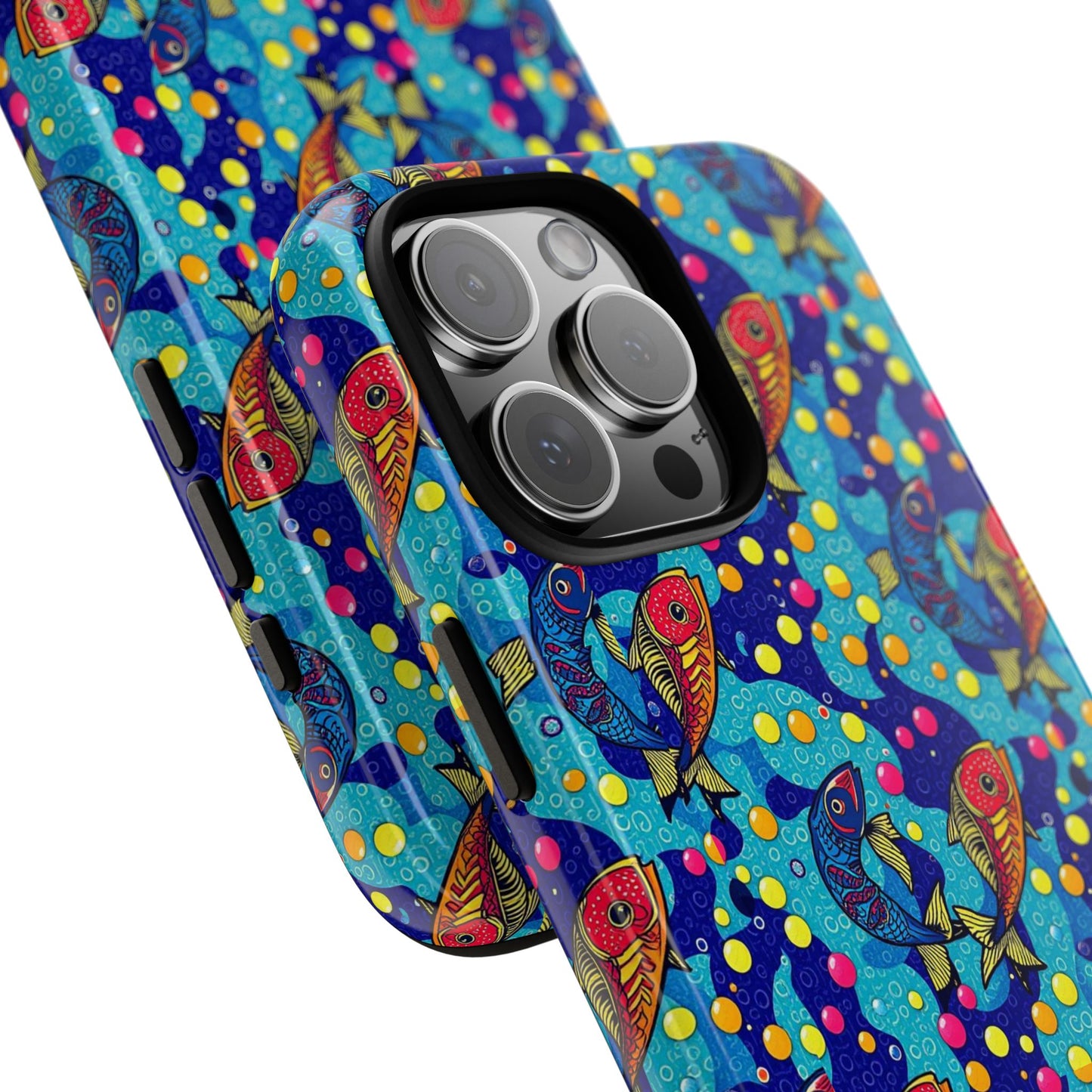 Tough Cases, Pisces, Zodiac v2, Bubble Pattern