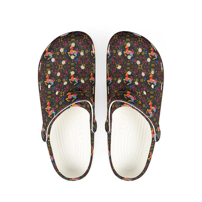 EVA Foam Rubber Shoes, (AOP), Capricorn, Zodiac v2, Pattern