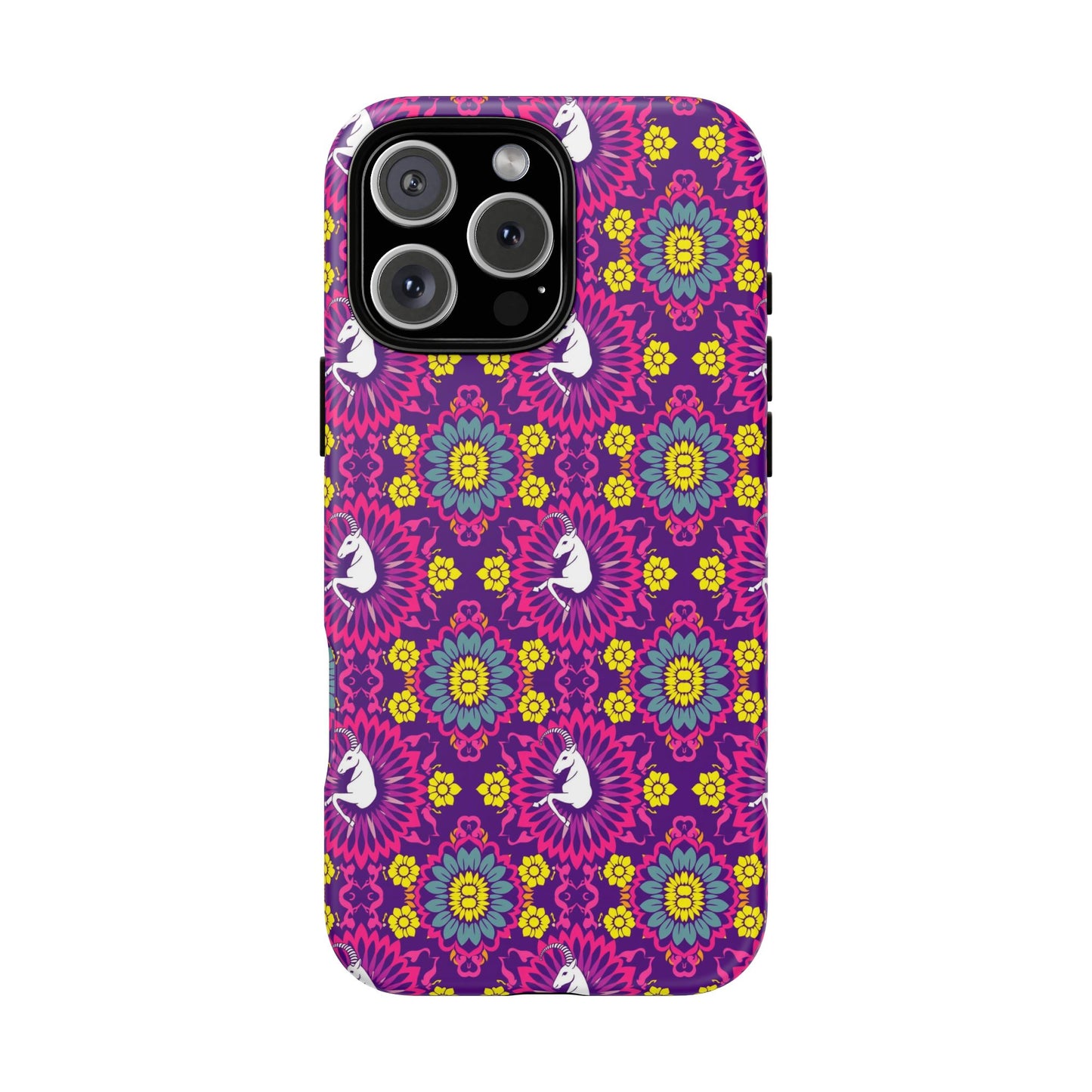 Tough Cases, Capricorn, Zodiac, Flower Pattern