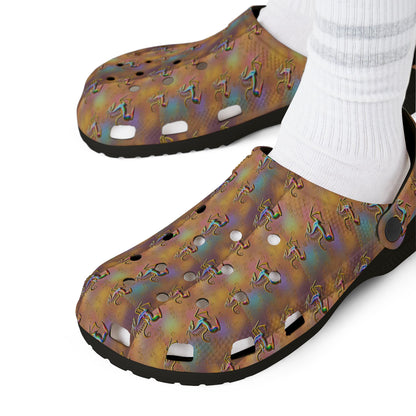EVA Foam Rubber Shoes, (AOP), Aquarius, Zodiac v2, Pattern