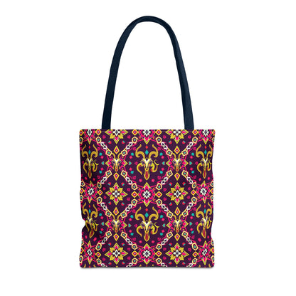 Tote Bag (AOP), Capricorn, Zodiac, Jewel Pattern