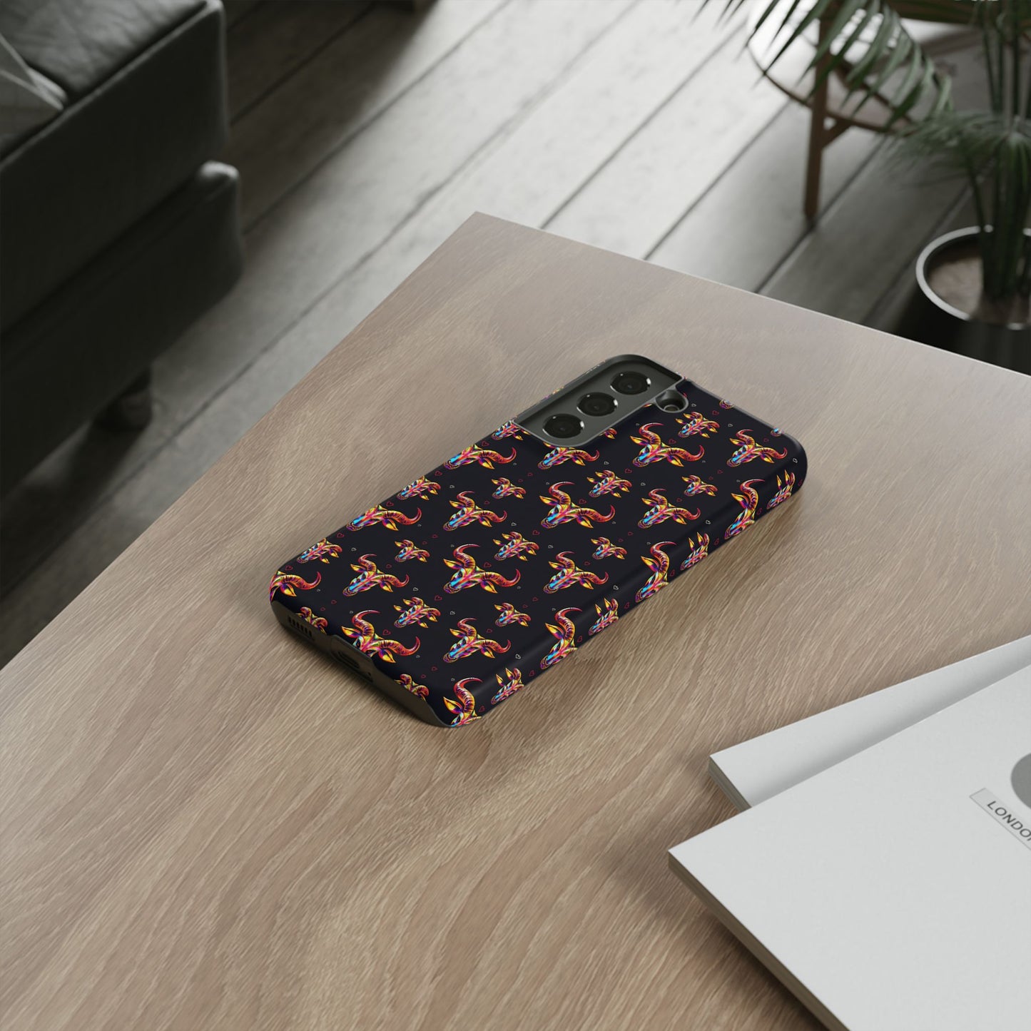 Tough Cases, Taurus, Zodiac, Metal Pattern