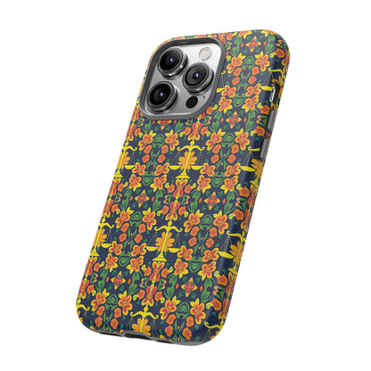 Tough Cases, Libra, Zodiac v3, Flower Pattern