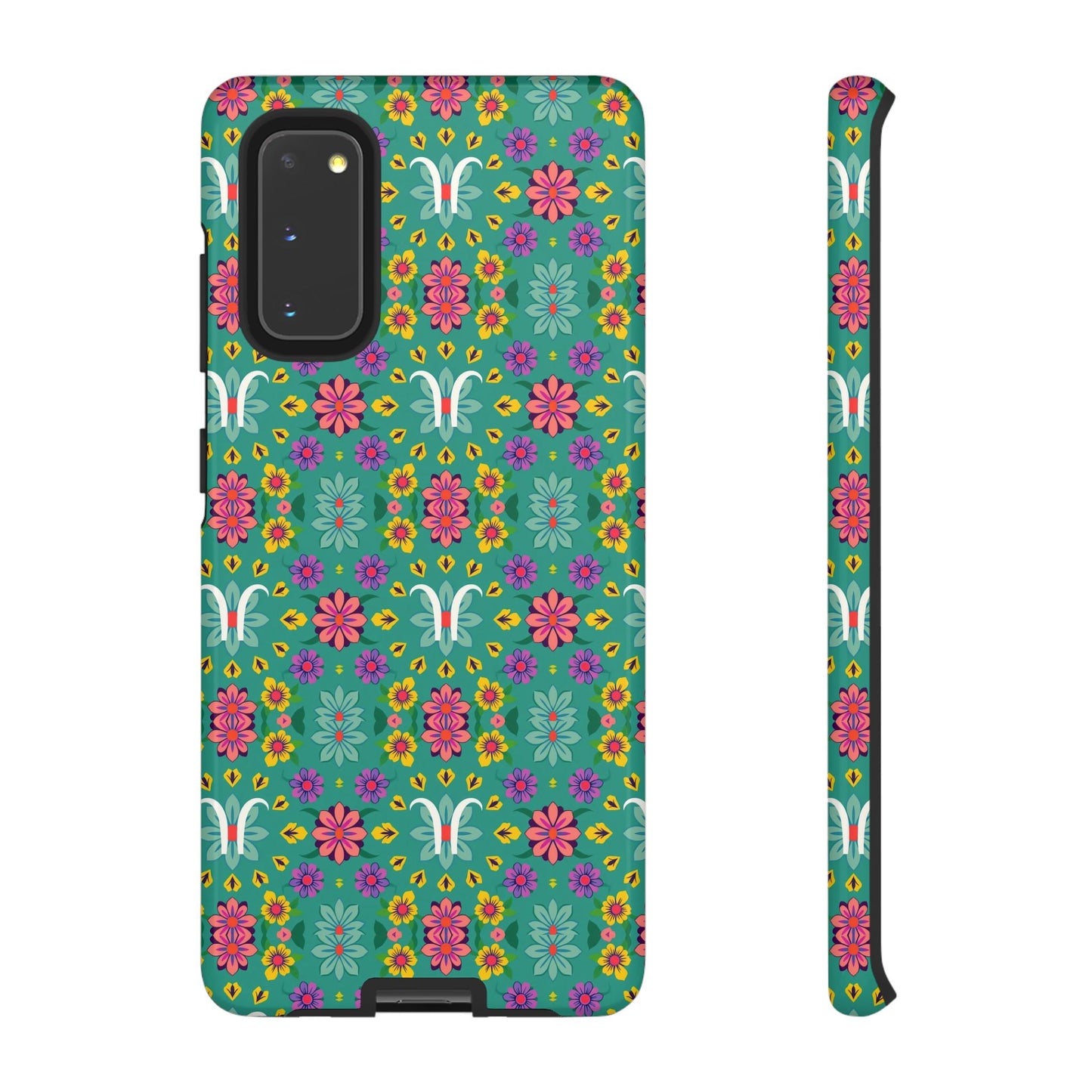 Tough Cases, Aquarius, Zodiac v4, Flower Pattern
