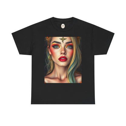 Unisex Heavy Cotton T-Shirt, Virgo, Zodiac, Sexy Art
