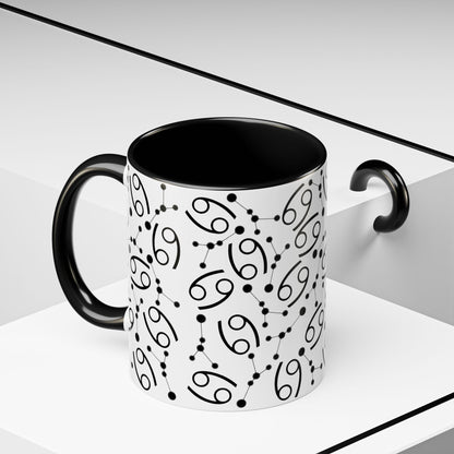 Accent Coffee Mug with the Cancer sign (11, 15oz)