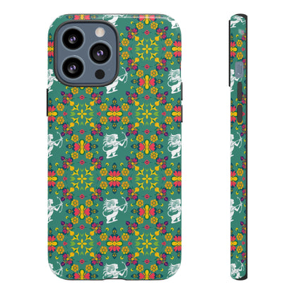 Tough Cases, Sagittarius, Zodiac, Flower Pattern
