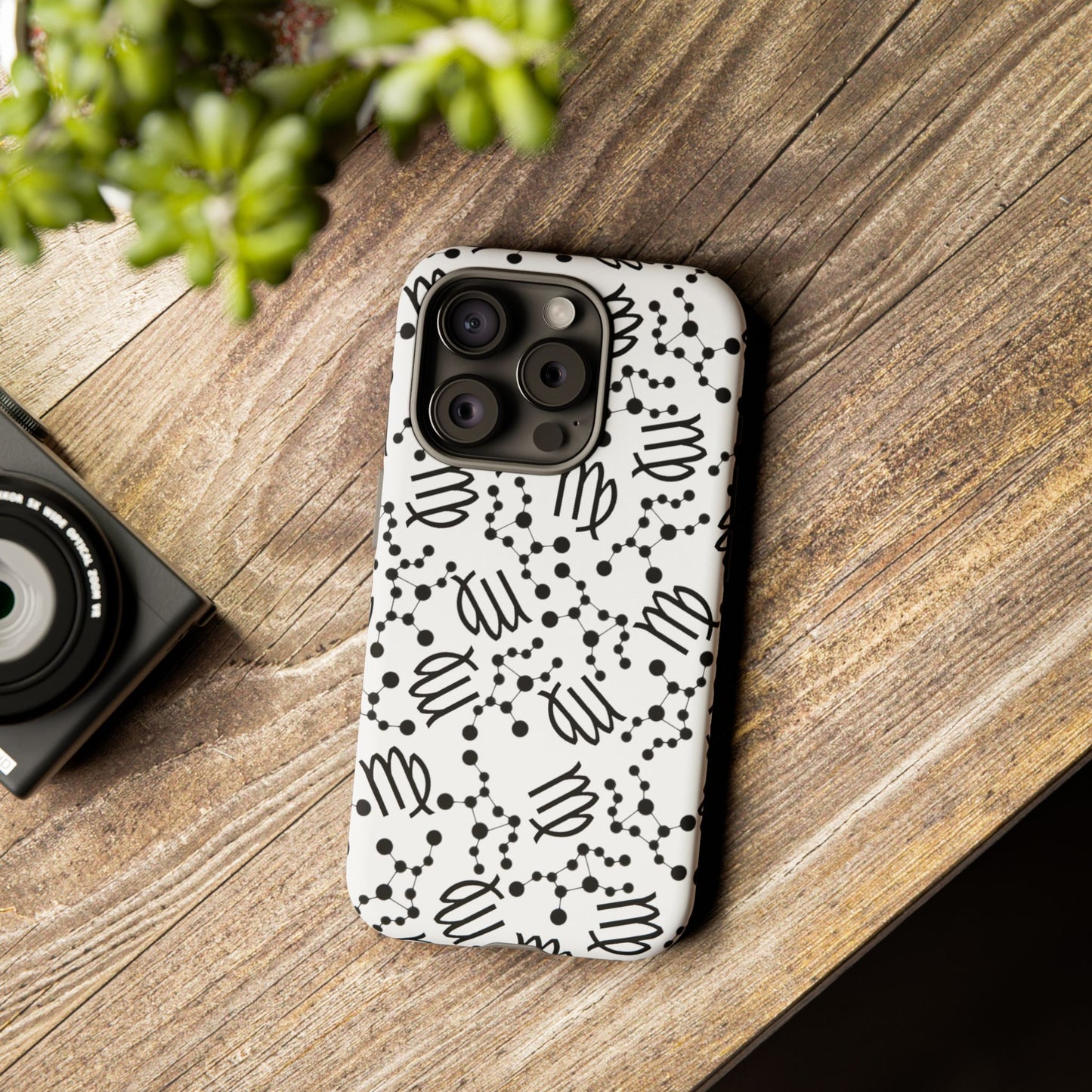 Tough Cases with the Virgo Zodiac sign for iPhone, Samsung Galaxy, and Google Pixel devices