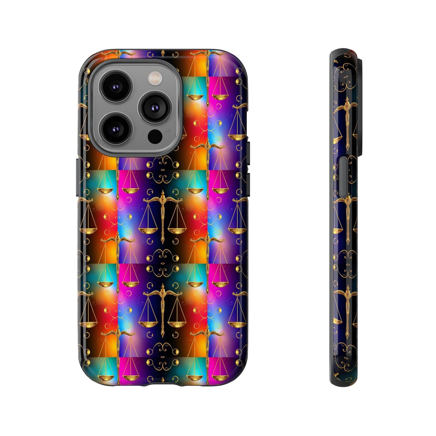 Tough Cases, Libra, Zodiac v1, Metal Pattern