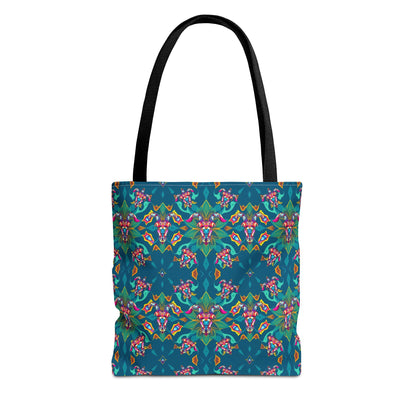 Tote Bag (AOP), Taurus, Zodiac v1, Jewel Pattern