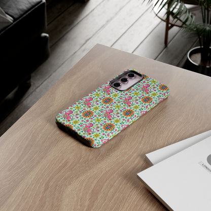 Tough Cases, Aquarius, Zodiac, Flower Pattern