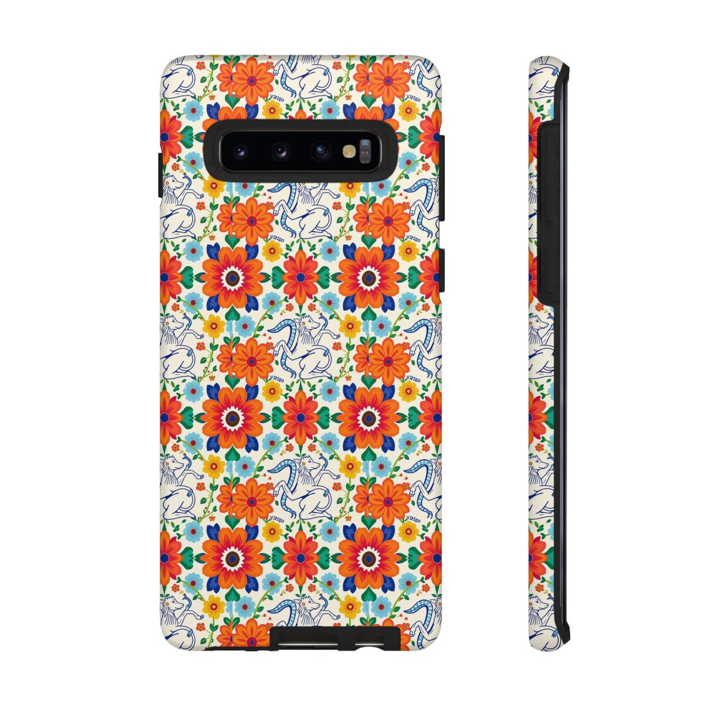Tough Cases, Virgo, Zodiac v4, Flower Pattern