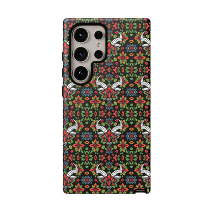 Tough Cases, Taurus, Zodiac v2, Flower Pattern