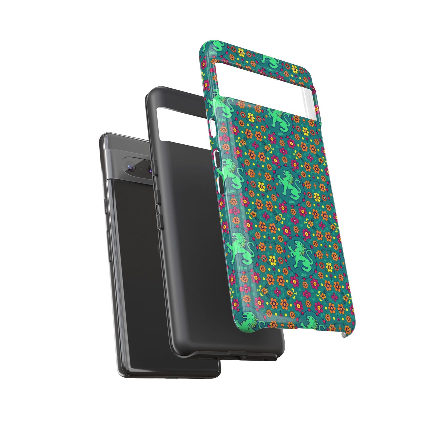 Tough Cases, Leo, Zodiac v3, Flower Pattern