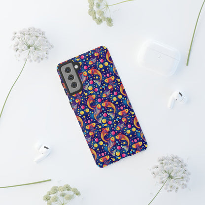Tough Cases, Pisces, Zodiac, Bubble Pattern