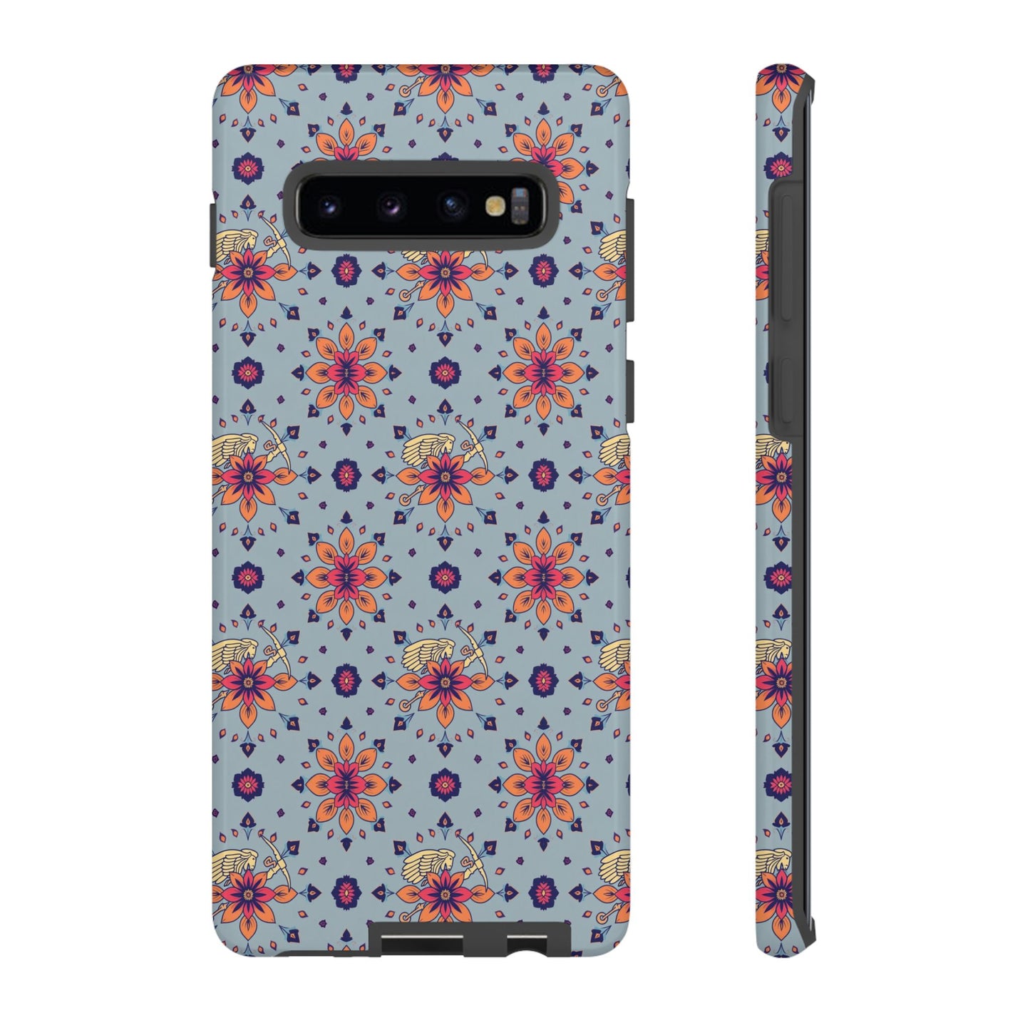 Tough Cases, Sagittarius, Zodiac v3, Flower Pattern