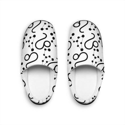 Women's Indoor Slippers, Leo Zodiac Sign