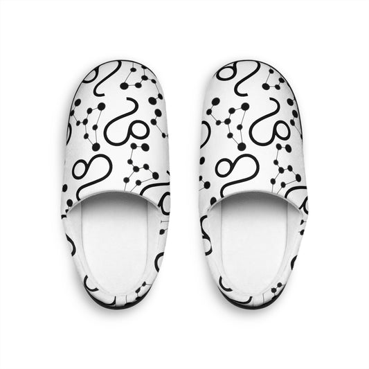 Women's Indoor Slippers, Leo Zodiac Sign