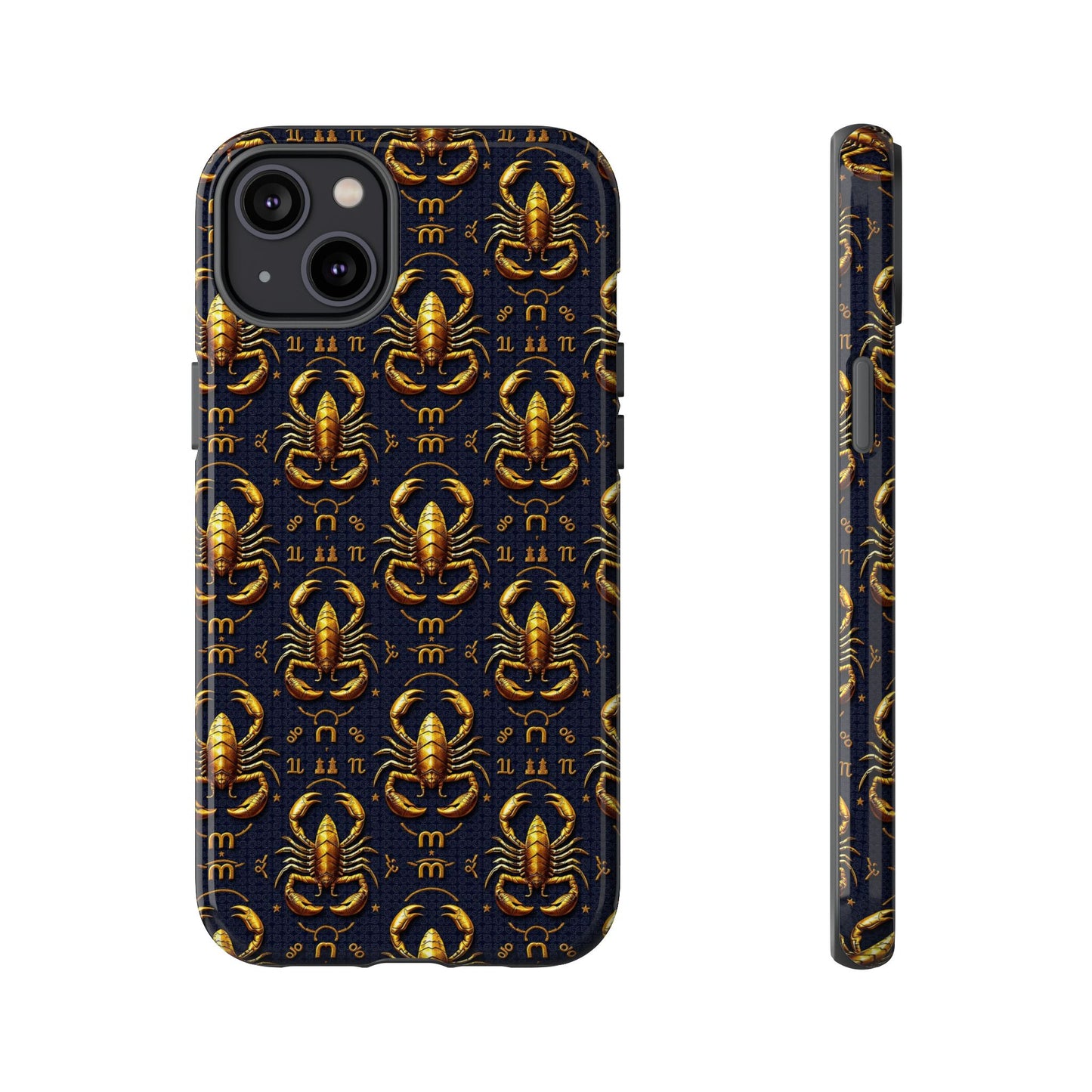 Tough Cases, Scorpio, Zodiac, Metal Pattern