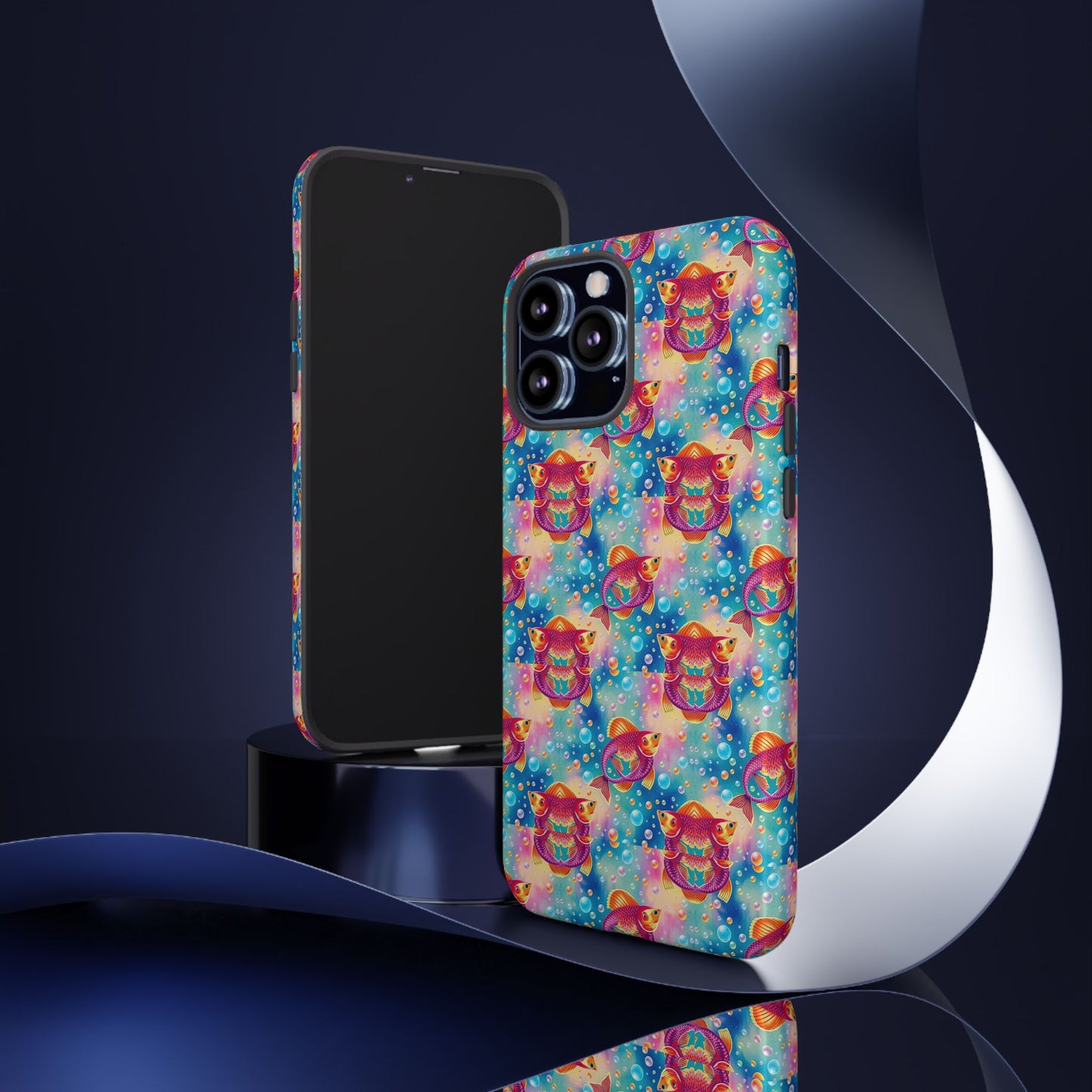 Tough Cases, Pisces, Zodiac v1, Bubble Pattern