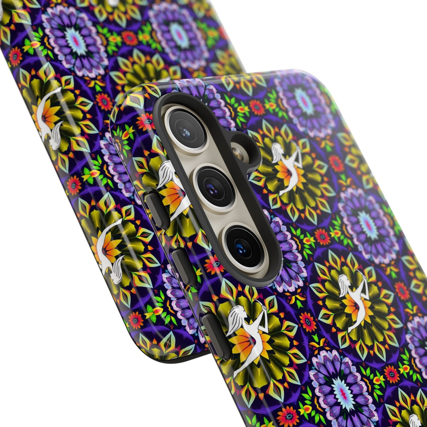 Tough Cases, Sagittarius, Zodiac v1, Flower Pattern