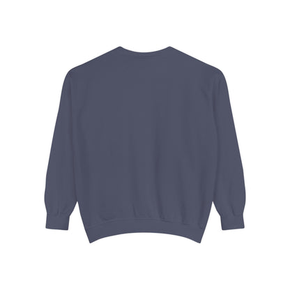 Garment-Dyed Sweatshirt, Unisex, Space Symbol Design v1, Gemini
