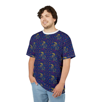 Unisex Cut & Sew T-Shirt, AOP, Aquarius, Zodiac, Pattern